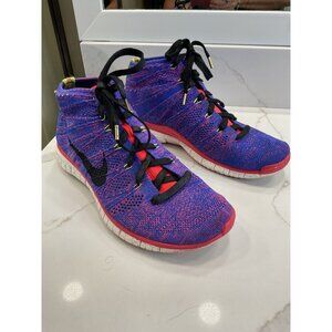 Nike Men's Free Flyknit Chukka 4.0 Multicolor High-Top Running Shoes Size 9 US
